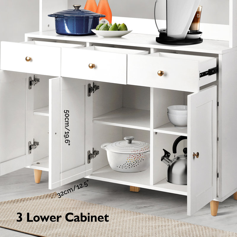 Winston Porter Deemah 71'' Kitchen Pantry & Reviews Wayfair